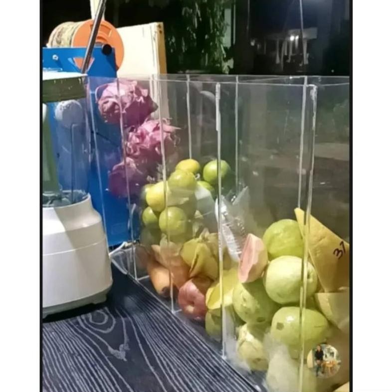Tempat buah Akrilik jus Buah