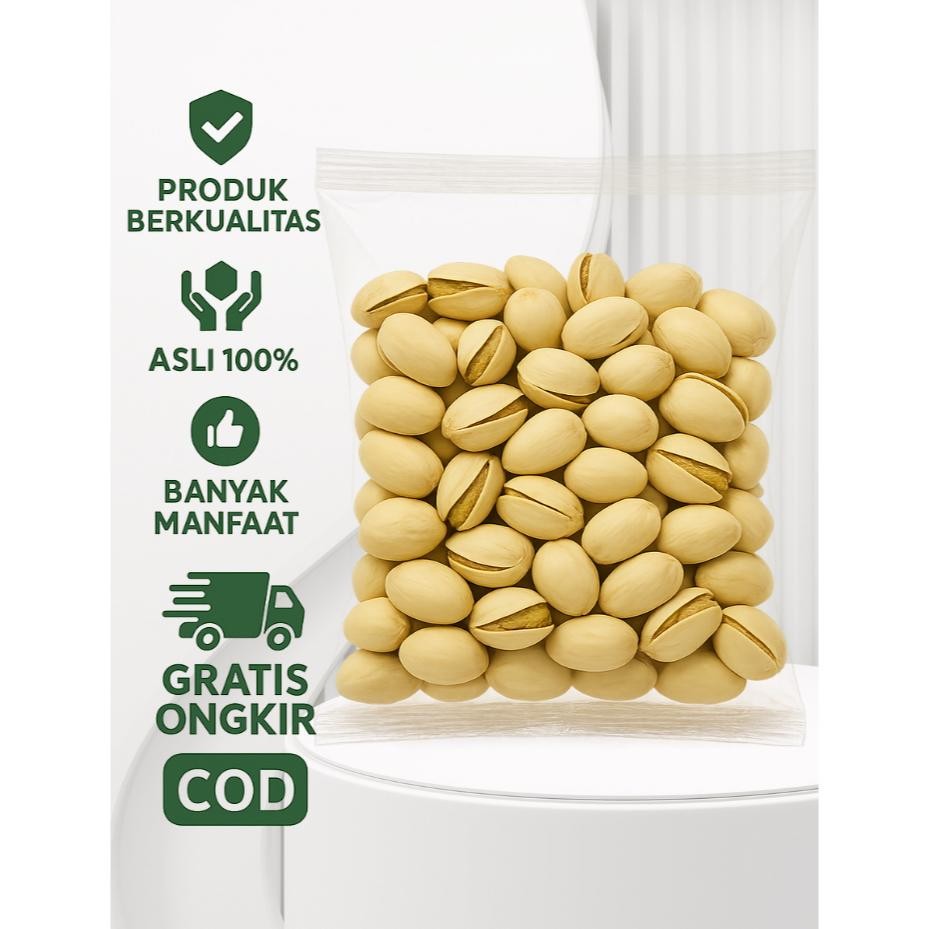 

Pistachio / Kacang Pustuk Fustuk Arab Murah / Oleh Oleh Haji Dan Umroh