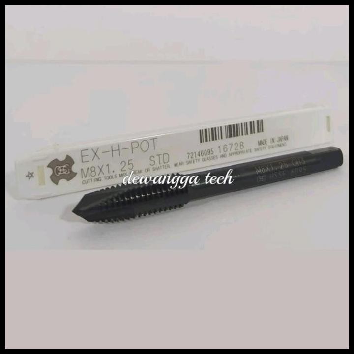 OSG m8x1.25 po tap m8 x 1.25 pointed taping m 8 x 1 . 25