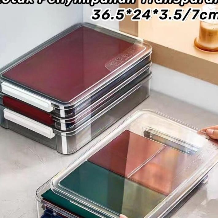 

Kotak Penyimpanan Transparan Box File Map Kertas File Box Map Organizer Kertas File Kotak Penyimpanan Kertas