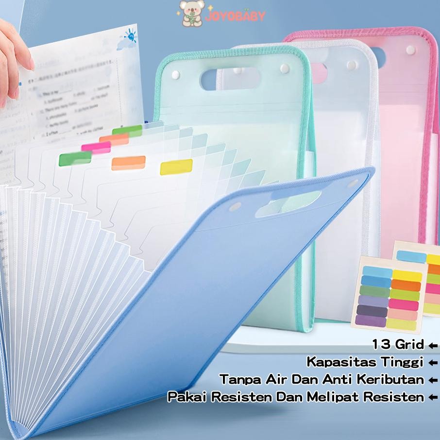 

Joyobaby Tas File Handle Map File Clear Holder Anti Air Multi Layer Tas Dokumen A4 Folder Map