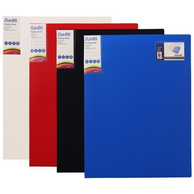 

Bantex Display Book A3 Potrait Clear Holder 40 Poets 3363