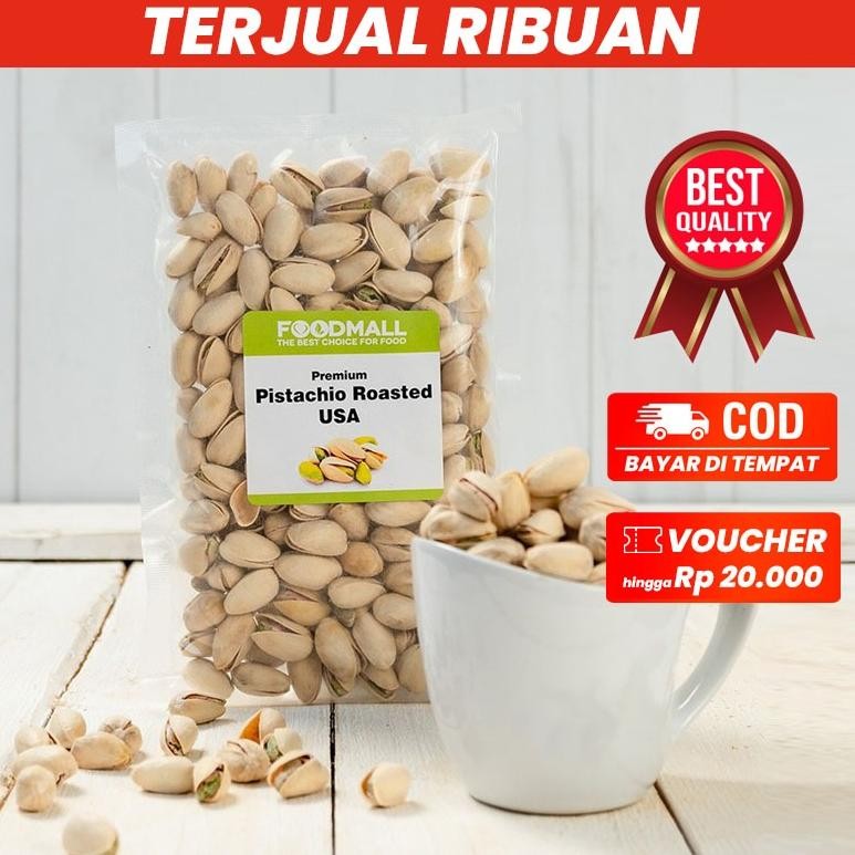 

Pistachio Roasted / Kacang Pistachio Usa / Turki Cocok Untuk Oleh Oleh Umroh & Haji