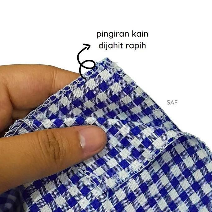 Napkin Kain Piknik Kotak  Props Foto Real