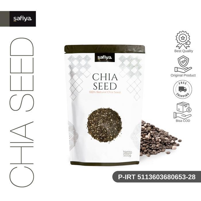 

Rps Safiya Chiaseed Organik 500 Gram Chia Seed Natural Premium