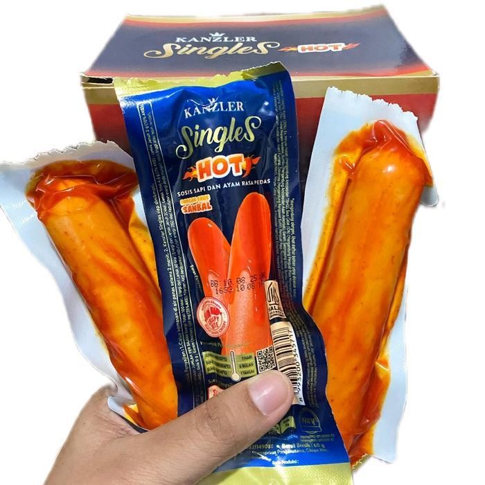 

Ff 1 Box Sosis Kanzler Isi 12 Pcs. Keju, Hot, Gochujang, Bakso Original, Bakso Hot