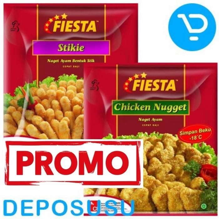 

Ff Fiesta Chicken Nugget Nuget Naget Kotak Dan Stikie Daging Ayam Olahan Bentuk Stick Stik