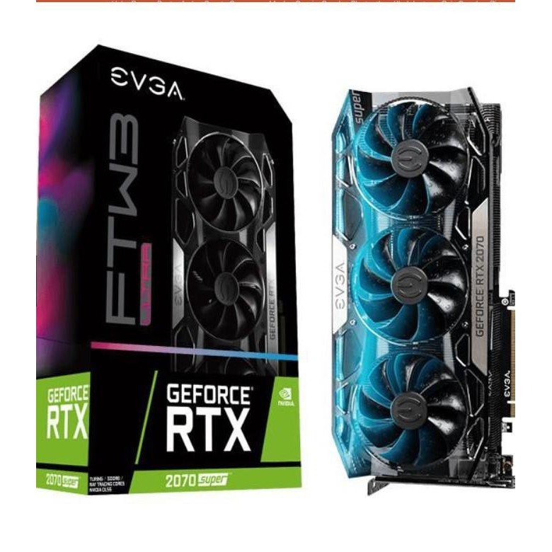 PV Vga Card / Vga Rtx 2070 Super / Evga Rtx-2070 Super Ftw3 Ultra 8Gb Gdd