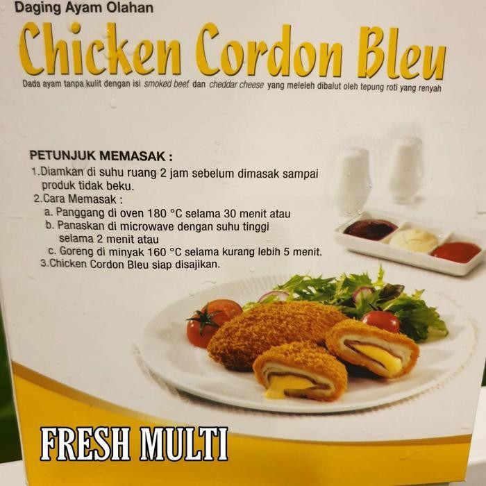 

Rps Kanzler Chicken Cordon Bleu / Chicken Cordon Blue Kanzler Halal Mui