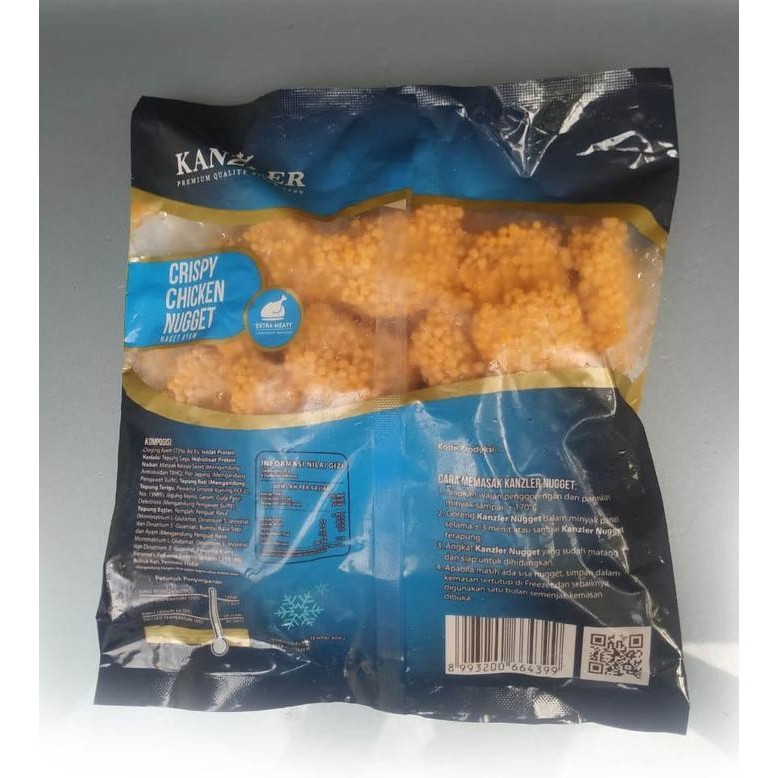 

Ff Kanzler Crispy Chicken Nugget 450G Frozen Food
