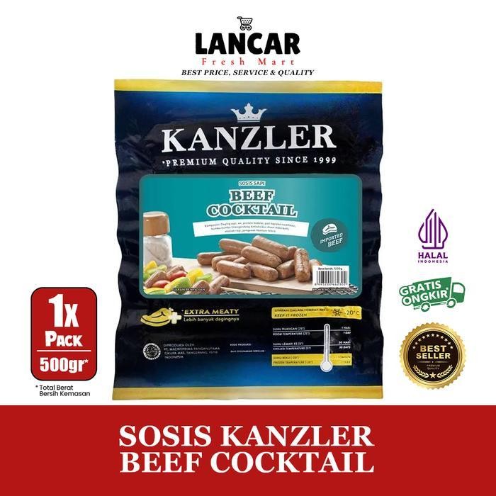 

Ff Kanzler Beef Cocktail / Sosis Beef Cocktail 500Gr