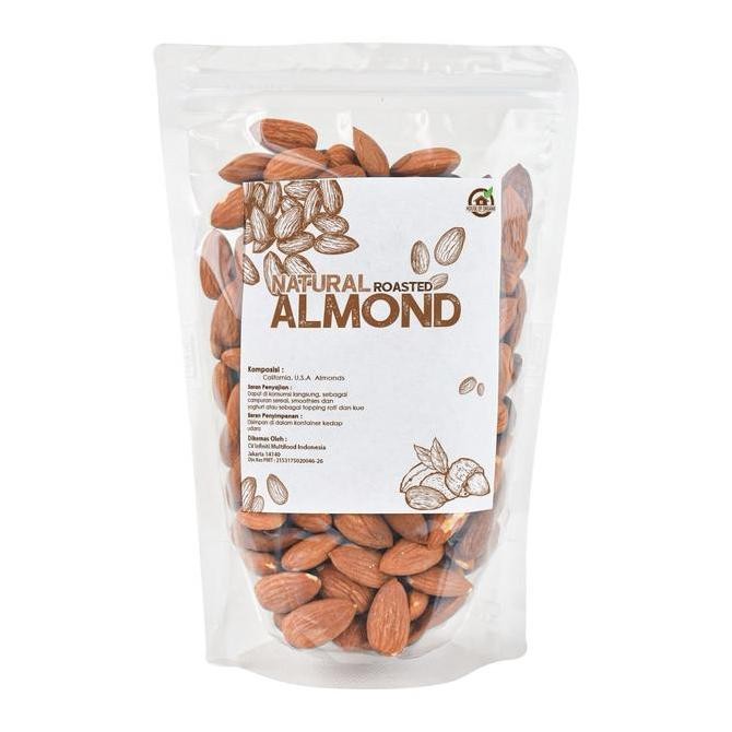 

RPS Natural Roasted Almond ( Kacang Almond Panggang Alami ) 500gr