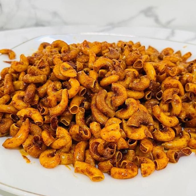 

RPS MAKARONI CIKRUH DAUN JERUK 250gram Makanan Camilan Asin Pedas Food Snack Cemilan