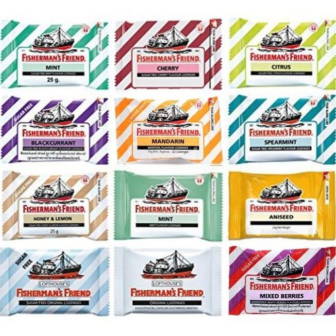 

RPS Permen Fisherman's Friend Sugar Free 25 gram Penyegar Tengorokan All Variant 25g