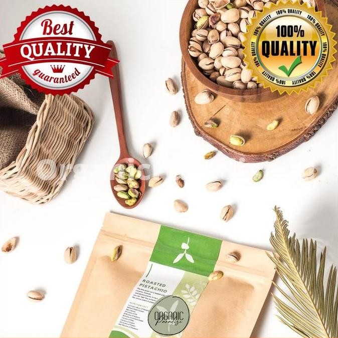 

RPS Kacang Pistachio Panggang Asin 500 gram / Roasted Pistachio Salted with Shell 500 gram Natural Organic Paradise