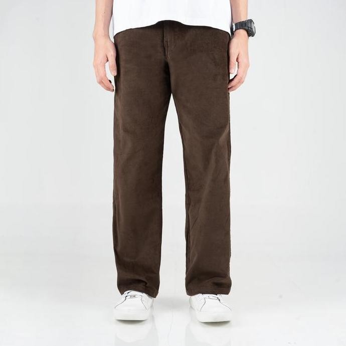 ST Otsky Celana Panjang Corduroy Loose Pria