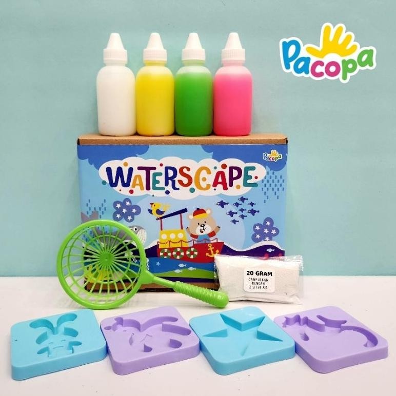 Cod [Pacopa] Mainan Edukasi Waterscape Mainan Jelly Ajaib Diy Ty69