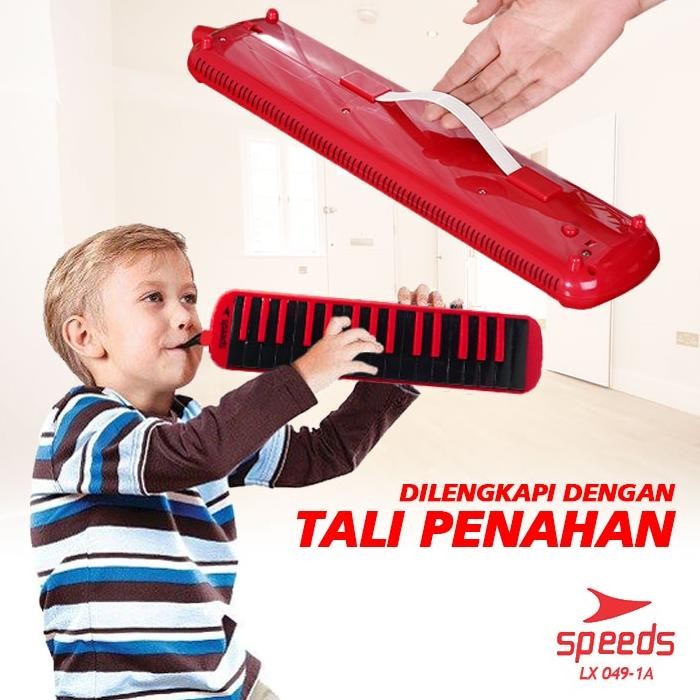 Original Speeds Pianika Mainan  Anak Murah Piano Mini Mainan 3 Warna Dapat Tas Pianika Yamaha Origin