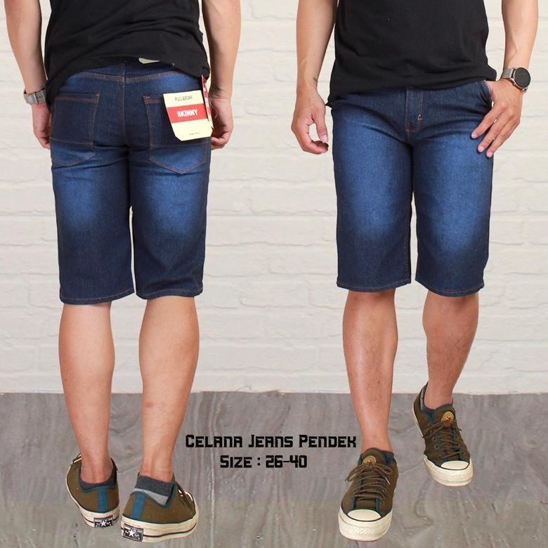 Best - (BELI 1 GRATIS 1) Celana Jeans Pendek Pria 2023 TERBARU DI TOKO SHARAHCOLLECTION ~