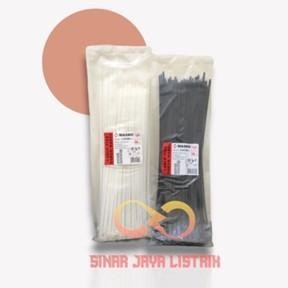

Masko Kabel Ties 3,6 300 Mm 100 Pcs Nylon Cable Tie Sabuk Kabel 30 Cm Original