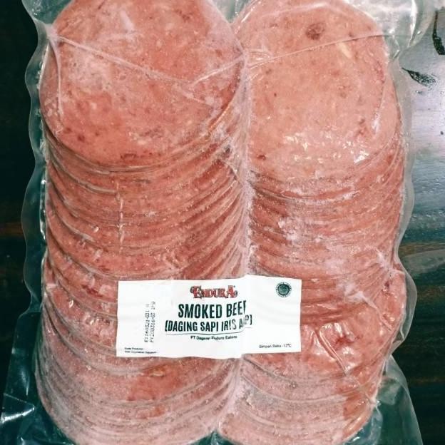

Endura Smoked Beef 1 Kg - Daging Sapi Asap Slice Frozen Food Halal Pasti Ori