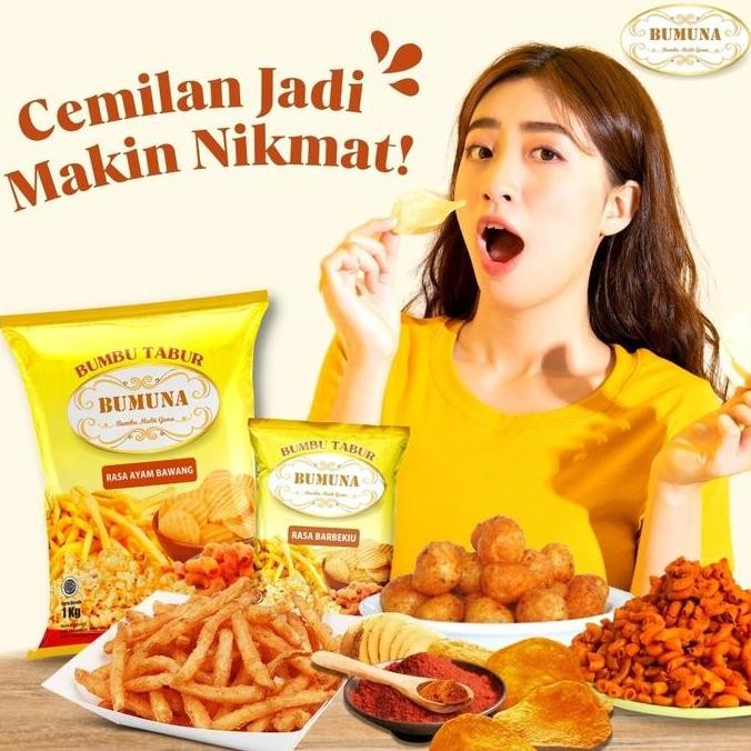 

Bumbu Tabur Rasa Keju 1 Kg Bumuna / Seasoning Powder / Bumbu Kripik Terlaris
