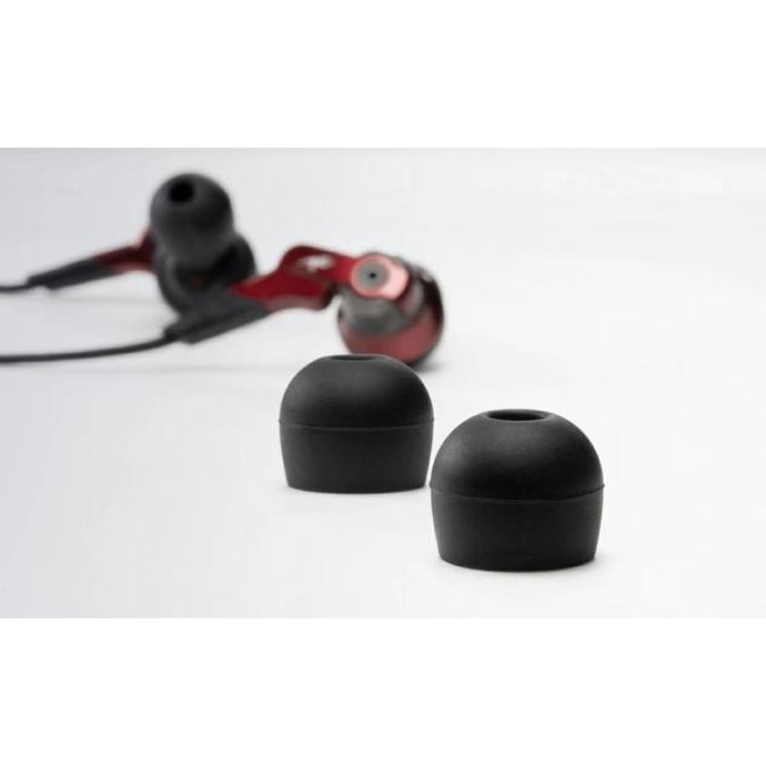 Tersedia Radius Deep Mount Earpiece Earphone Tips Soft Silicone Eartips