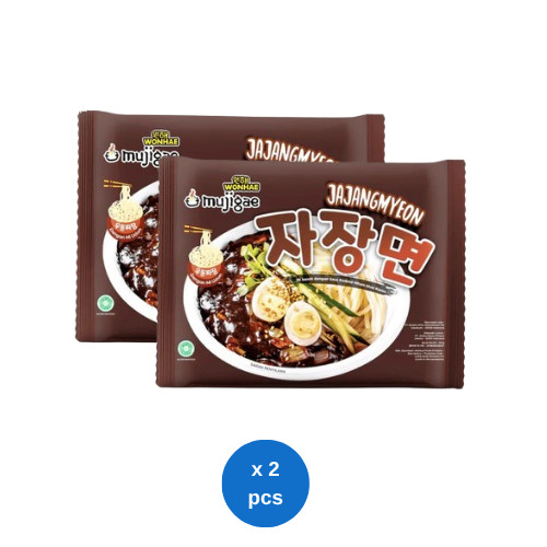 

Mujigae by Wonhae Jajangmyeon Mie Saus Kedelai Hitam Khas Korea 265gr x 2 pcs