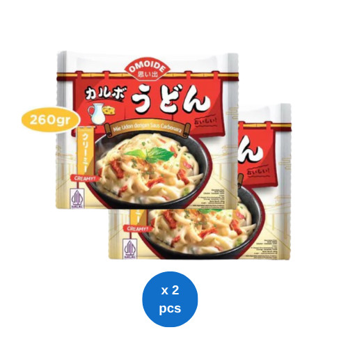 

Omoide Carbonara Udon 260gr x 2 pcs
