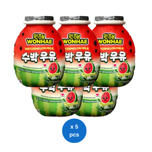 

Wonhae Watermelon Milk 250ml x 5 pcs