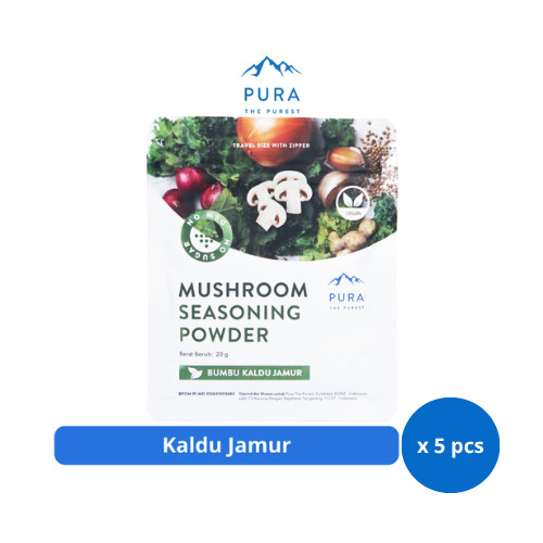 

PURA Kaldu Jamur 20gr x 5 pcs
