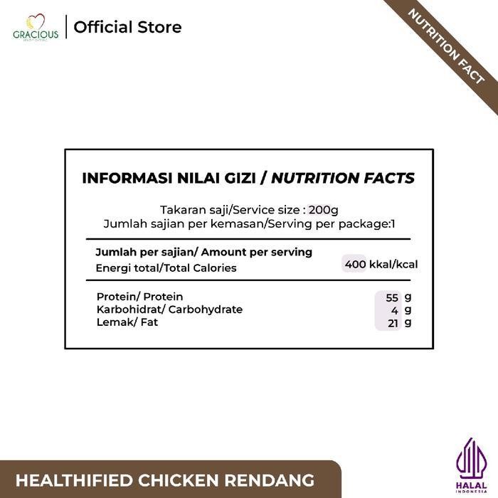 

Rps Healthified Chicken Rendang / Makanan Siap Saji / Makanan Instant