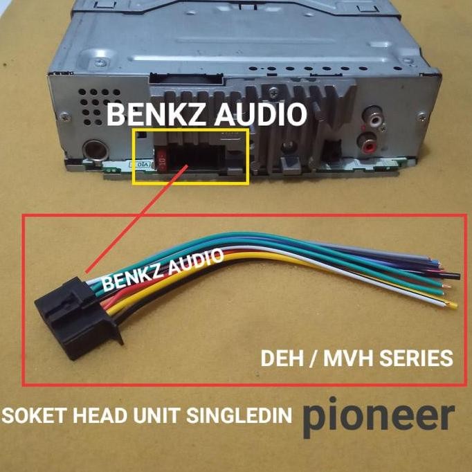 siap kirim soket pioneer kabel audio headunit tape mobil original