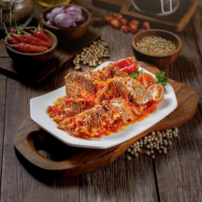 

Rps {Paket Exclusive #4} Balado Daging Sapi/Balado Jengkol / Makanan Kaleng / Frozen Food / Masakan Pedas / Lauk Siap Saji Bawang Oil Food Beef Meat Seafood Instan Ready To Eat