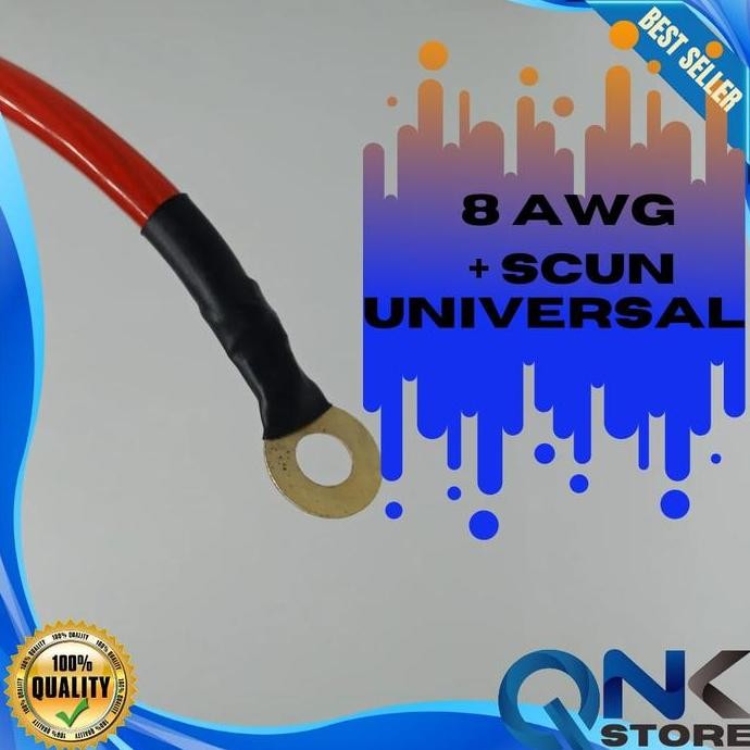 siap kirim kabel power 8 awg per meter plus skun 8awg kabel audio mobil original