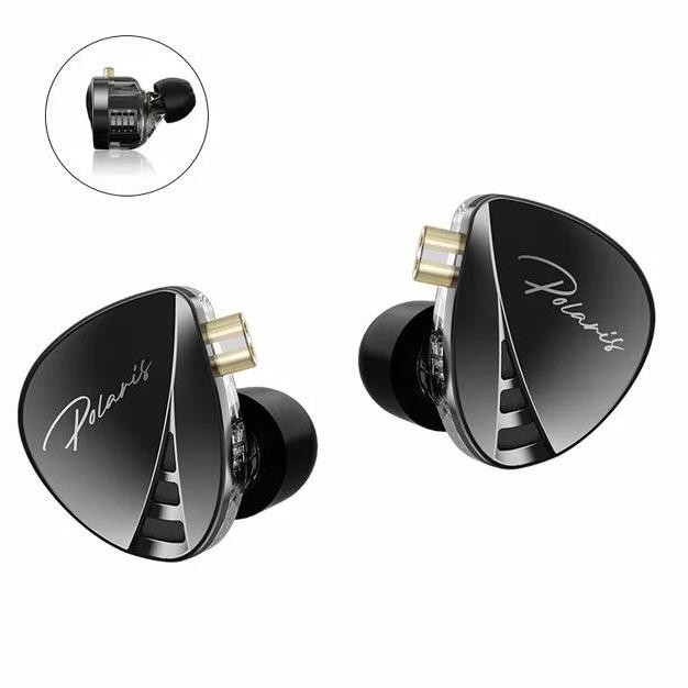 Tersedia CCA Polaris Noise Cancelling Earphone Dual Cavity Dynamic Driver