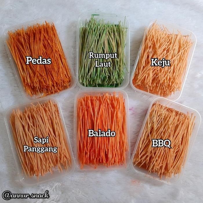

FF MIE LIDI KRIUK KEMASAN BOX 500ML Food Snack Pedas Cemilan