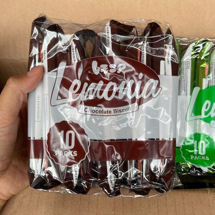 

FF Agen distributor makanan ringan snack cemilan biskuit nissin lemonia lemon chocolate pack murah