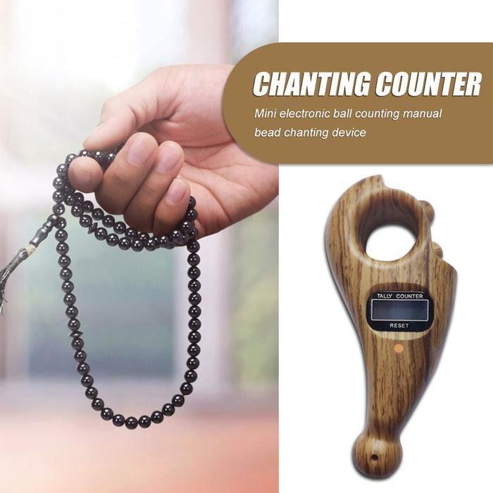 SHS Tasbih Digital - Digital Tasbih Kayu - Tasbih Digital Kayu - Tasbeh