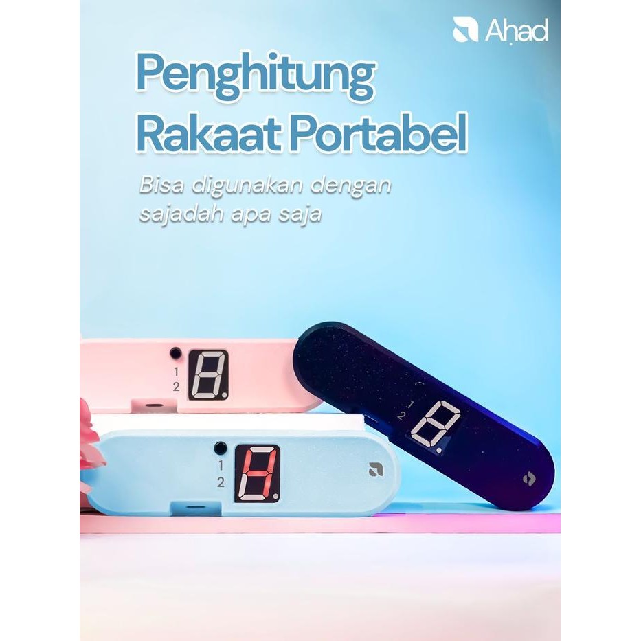 SHS Penghitung rakaat dengan kompas kiblat digital - Qibla finder- bisa sajadah apa saja Muslim Tasb