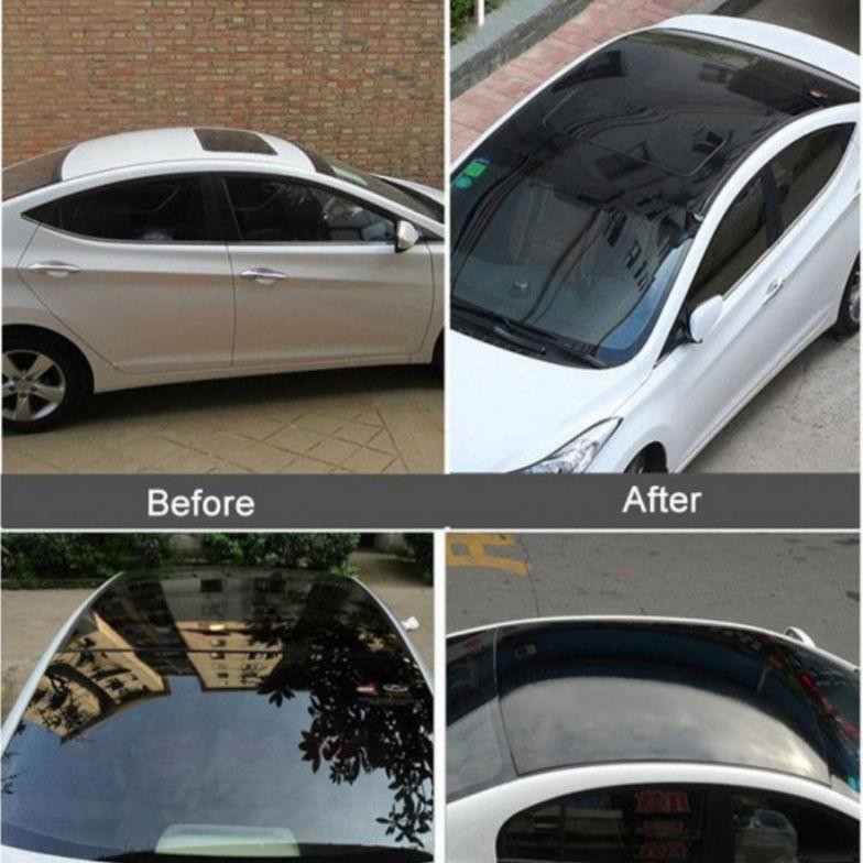 Sticker panoramic car sunroof black super glossy, imitation sunroof decorative