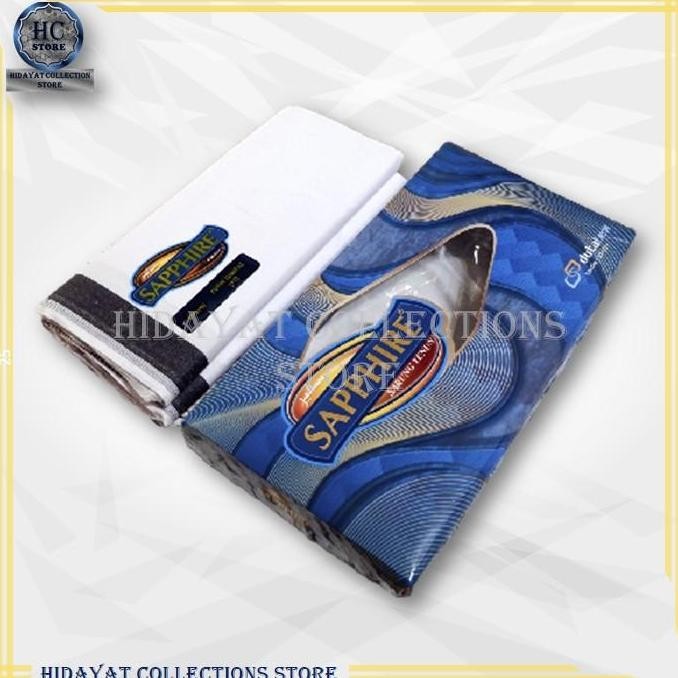 Sarung Sapphire Putih Polos