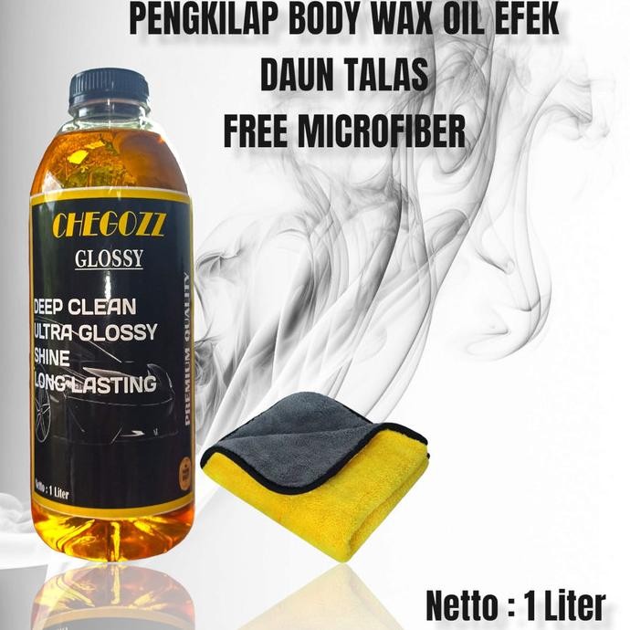 SILICON OIL KUNING BERAROMA EFEK DAUN TALAS 220 ML - 1 LITER