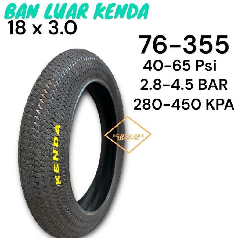Sale ( 18X3.00 ) Ban Luar / Dalam Kenda 18 X 3.0 Ban Dalam Kenda 18X30 18Inch Kenda Tire Tube Sepeda