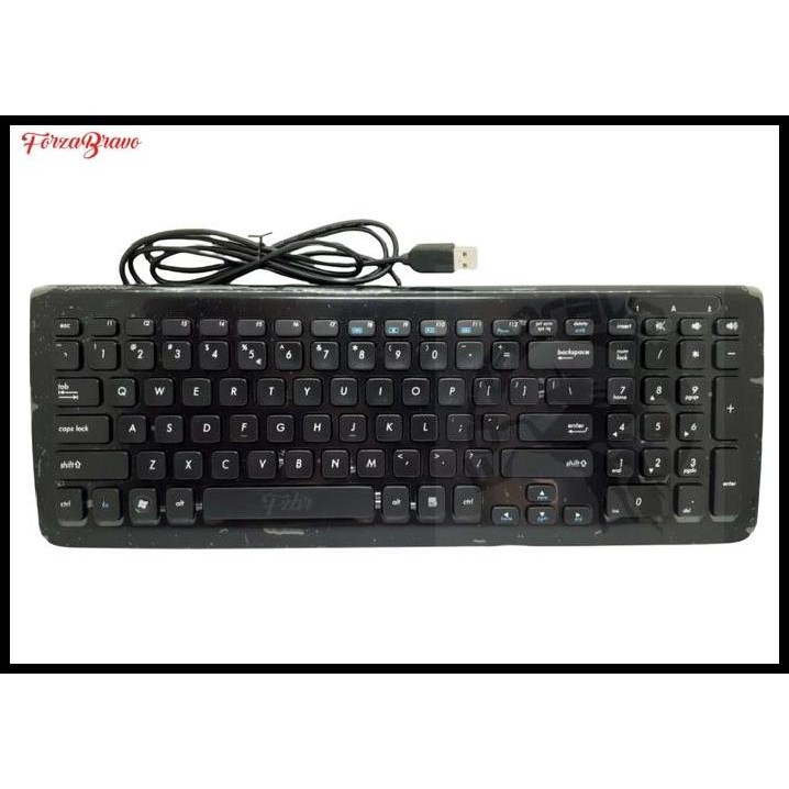 ASUS PC DESKTOP KEYBOARD With Wired USB All in One KU-0902 (BLACK) US