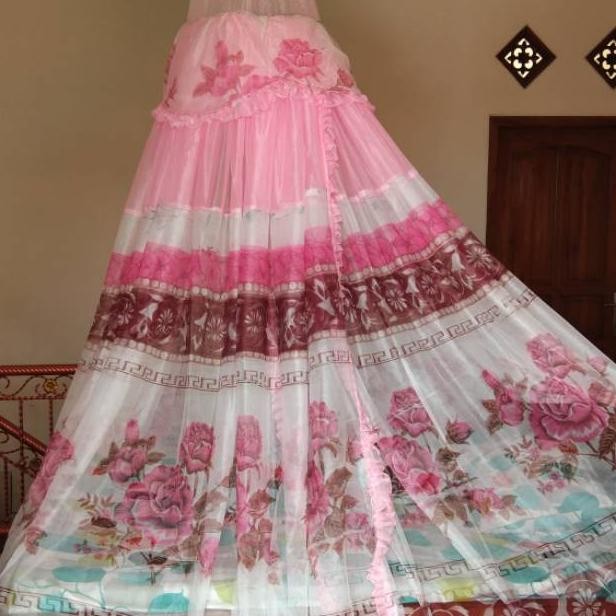 KELAMBU GANTUNG MOTIF BUNGA AST nUg