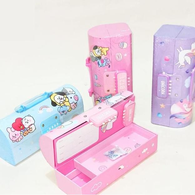 

SOS Kotak sil Karton D3051 Unicorn Tempat sil cil Case