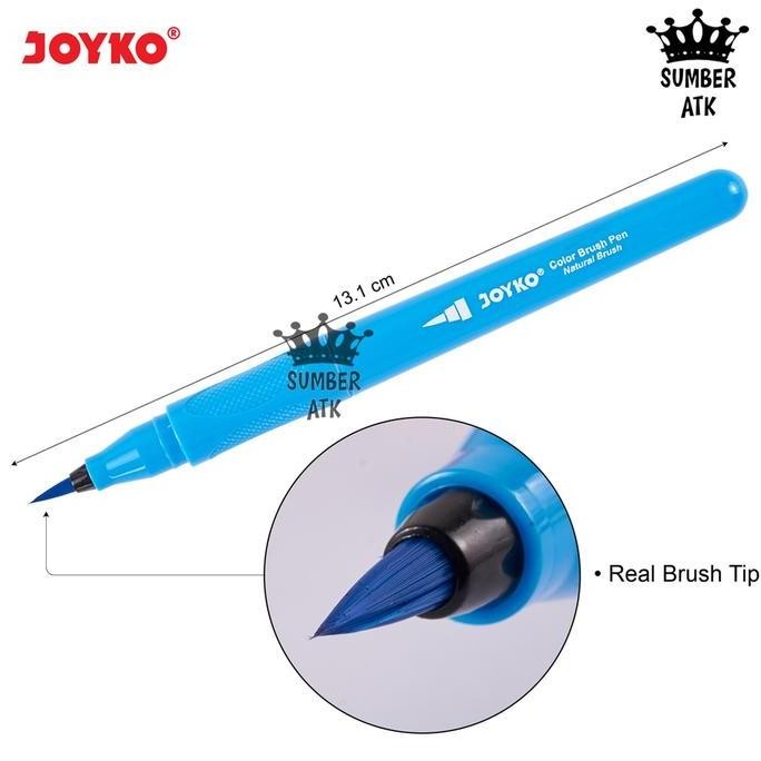 

Color Brush Pen Pena Kuas Warna Joyko CLP-08 12 Warna Color