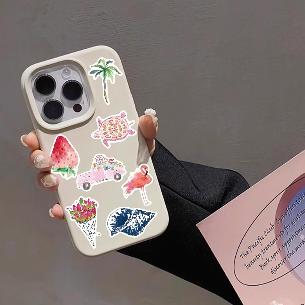 

NG [50PCS]Stiker Lucu Lukisan cat air biru merah muda Stiker Kartun Stiker Pack Permainan Decal Vinyl Stiker Waterproof-Sticker Aesthetic Stiker Buku Journal Koper Casing HP Gitar Laptop Helm Motor Viral Kekinian Terbaru 2025 VU-33