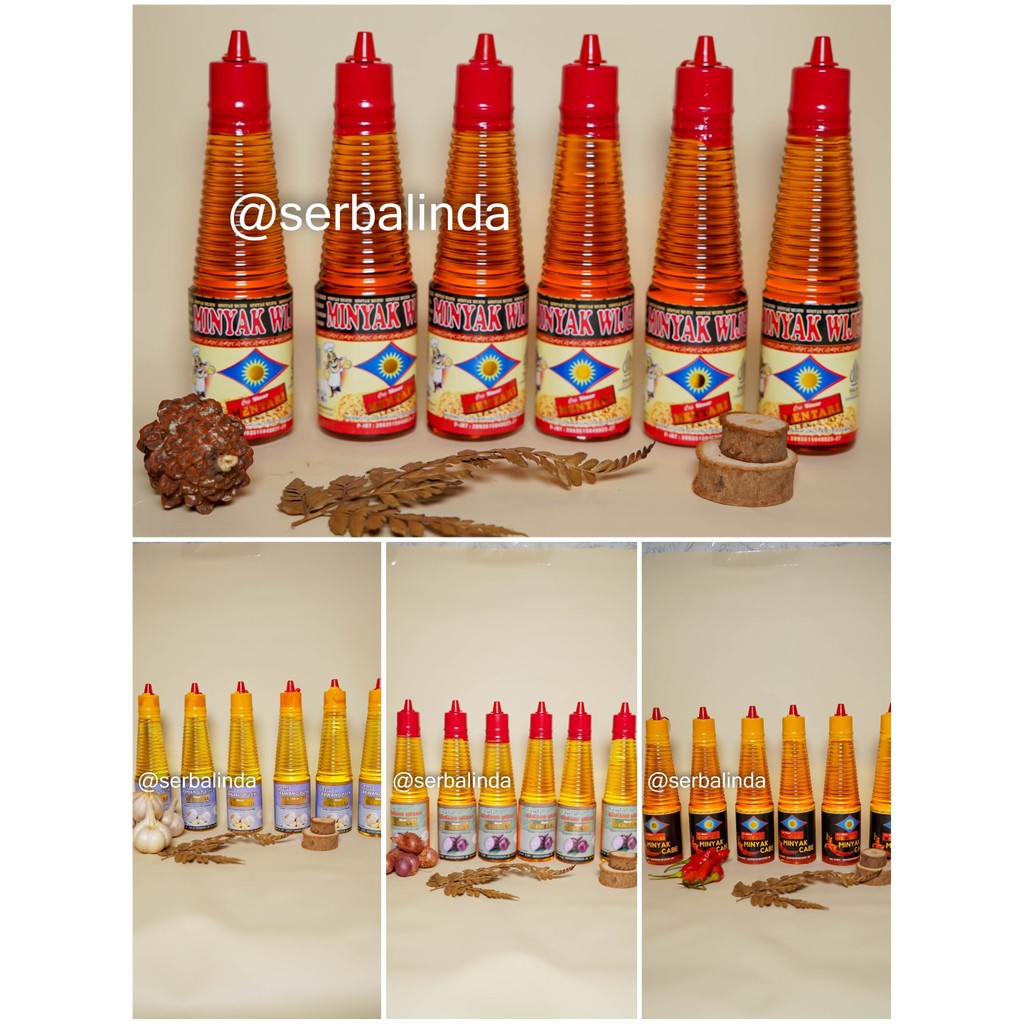 

6pcs Minyak Wijen/Minyak Bawang Merah/Minyak Bawang Putih/Minyak Cabe lebih murah halal cap sinar mentari paket reseller